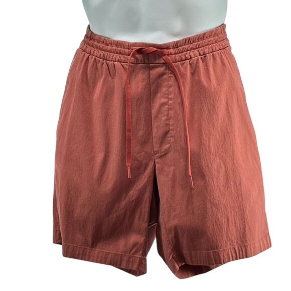 LULULEMON Mens Shorts Cotton Blend Stretch Drawstring Waist Pockets Size XL - Picture 1 of 10